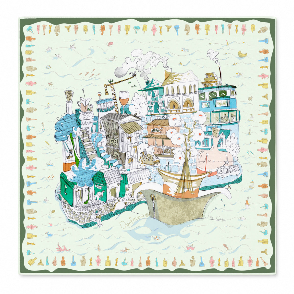 The charm of Valparaiso Scarf